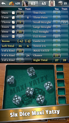 Yatzy Dice Master screenshot