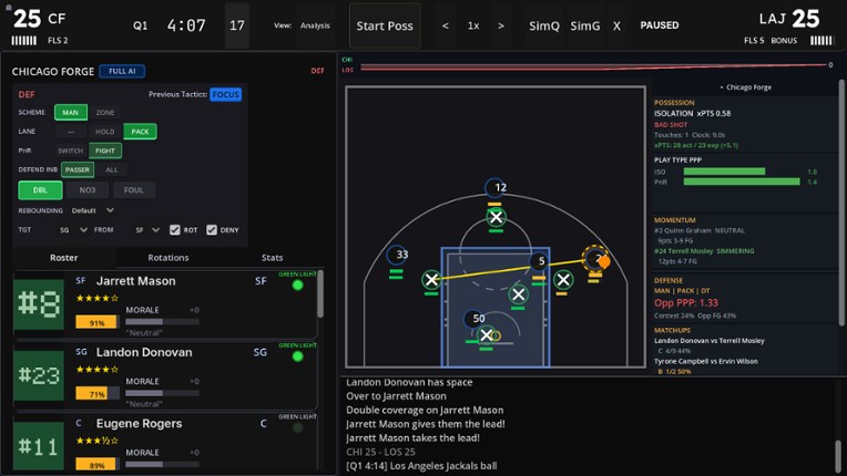 Hardwood Basketball Manager Image