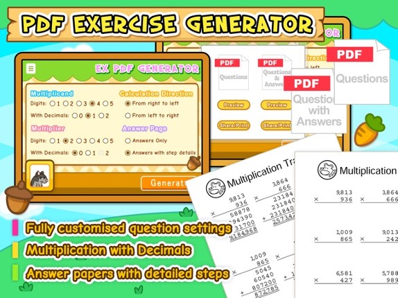 HF Multiplication Trainer screenshot