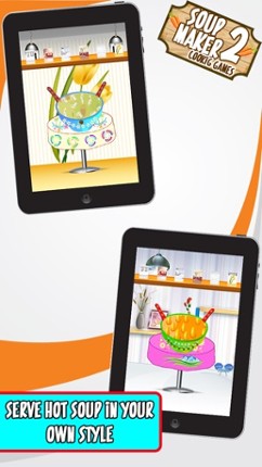 Hot Sky Soup Maker 2 - Target food cooking games like (pizza,burger,sandwich) screenshot