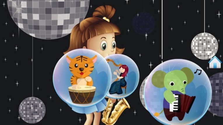 Music Bubbles for Toddlers and Kids : Musical Instruments and sounds ! FREE screenshot