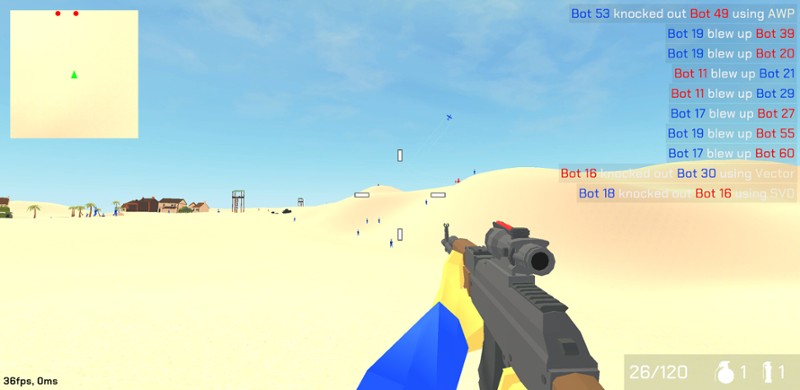 Retro Combat screenshot