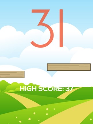 Rolling Red Ball - Tap To Jump Image