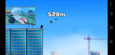 Stickman Roof Running Image