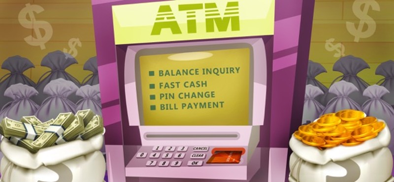 Supermarket Shopping &amp; ATM Fun Image