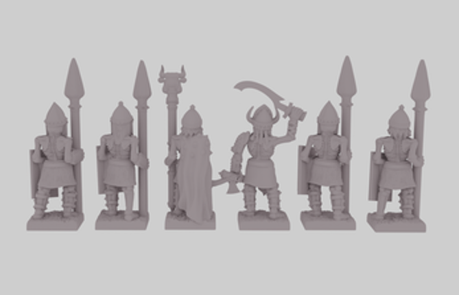 10mm Undead Spearmen Image