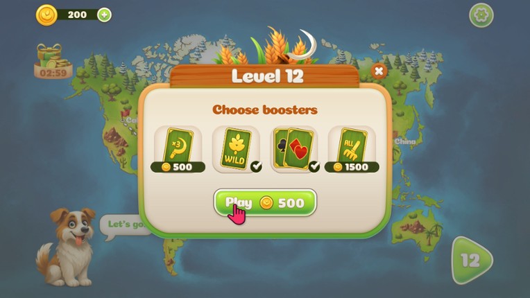 Farming TriPeaks Solitaire Image