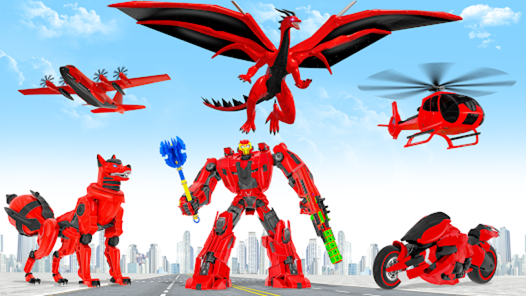 Fox Robot Transform Bike Game screenshot