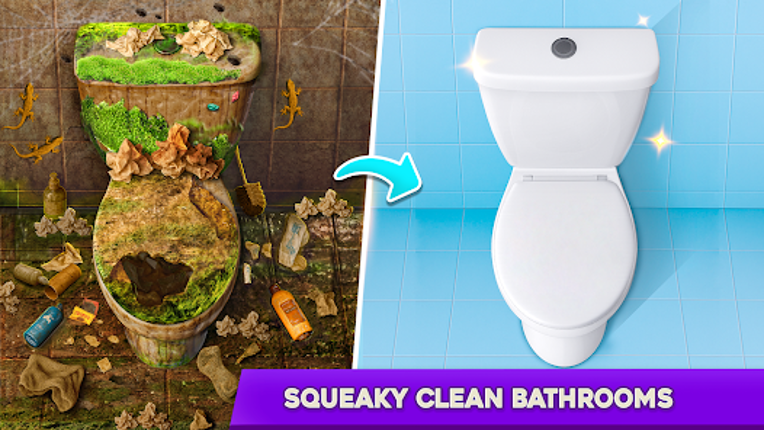 Home ASMR Makeover: Wash Games screenshot