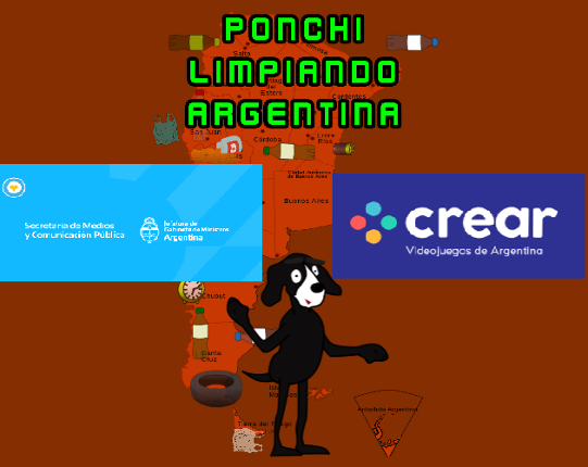 Ponchi limpiando Argentina (game jam game) Game Cover