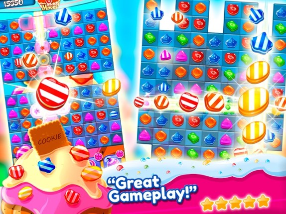 Muffin Factory Match 3: Move and Connect Cakes screenshot
