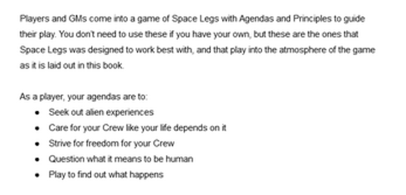 Space Legs v0.9 screenshot