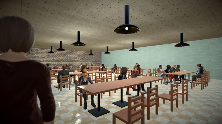 Tractage aux Portes 2: Mob à la Cafétéria screenshot