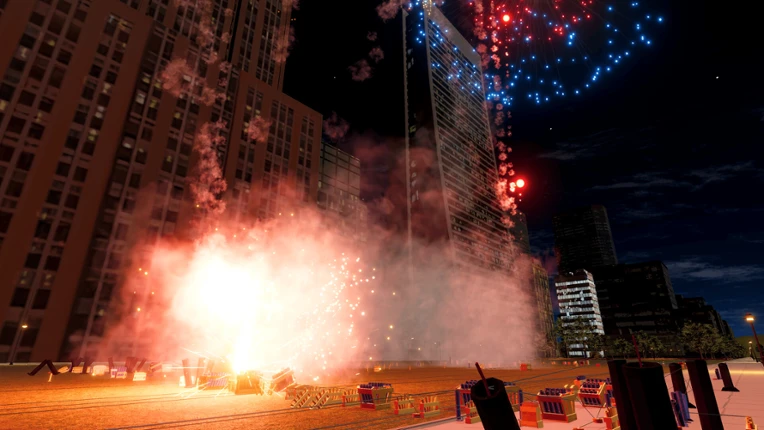 Fireworks Show Simulator screenshot