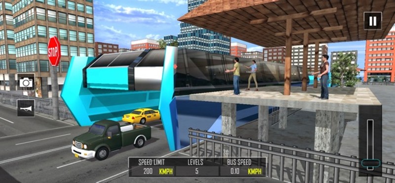 Futuristic Bus Driving Tour 3D screenshot