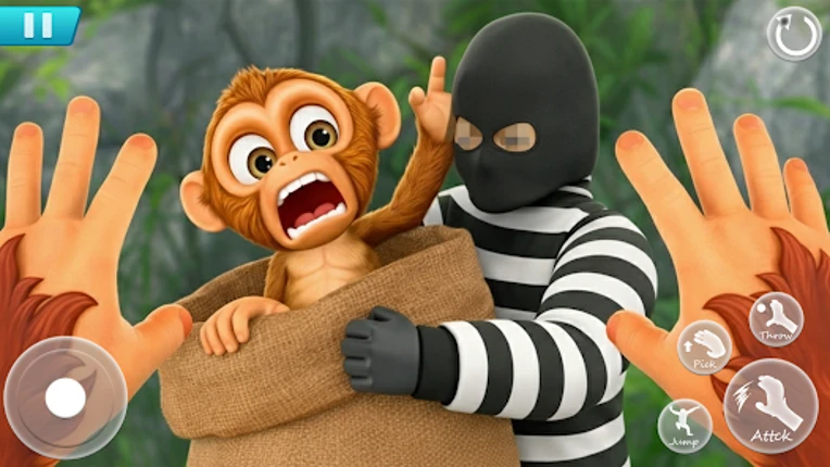 Zoo Chaos Monkey Prank Game 3D screenshot