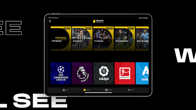 Setanta Sports: Sports TV App Image