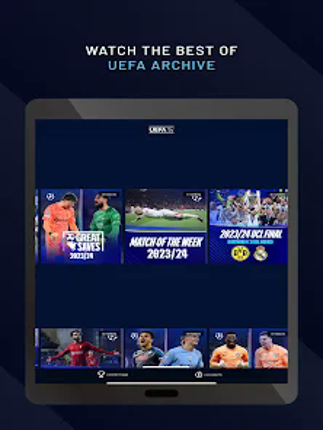 UEFA.tv screenshot