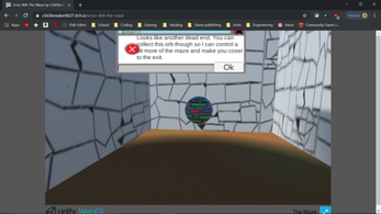 Error 404-The Maze(Web playable) Image