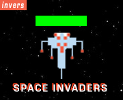 Games like Space Invaders (invers)