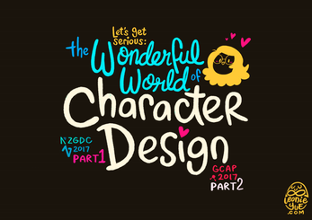 NZGDC17 & GCAP17 Wonderful World of Character Design Talk Slides & Bonus Content screenshot