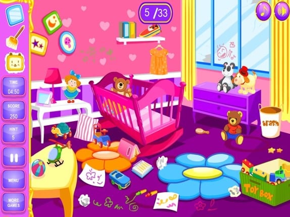 Princess Cleaning Rooms Game screenshot