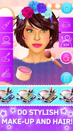 Princess Makeup and Hair Salon. Games for girls screenshot