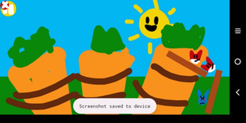 Angry bunnies screenshot