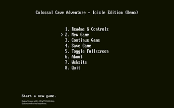 Colossal Cave Adventure - Icicle Edition Image