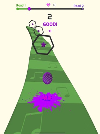Crazy Rubber Ball Jump screenshot