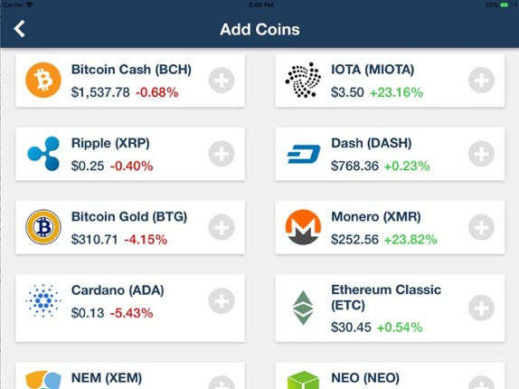 Crypto Watcher screenshot