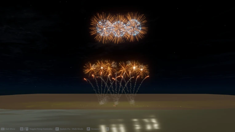 Fireworks Show Simulator screenshot