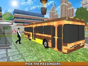 Flying Air Balloon Bus Image