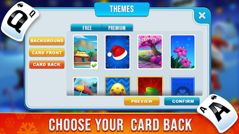 Forty Thieves Solitaire Game screenshot