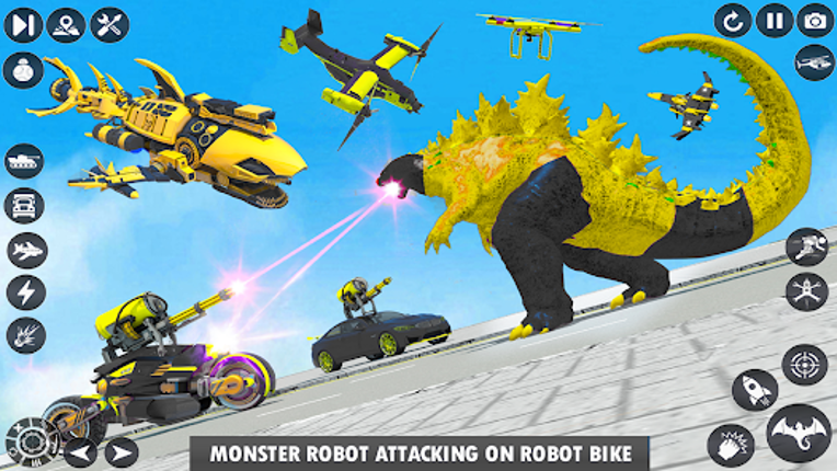 Dragon Robot Police Car Games Image