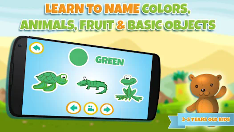 Learning colors for toddlers screenshot