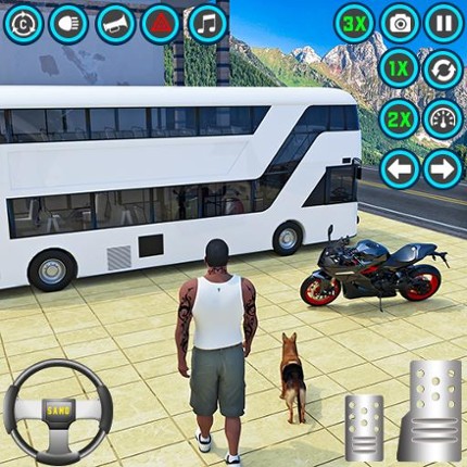 Euro Bus Driving Bus Game 3D Image