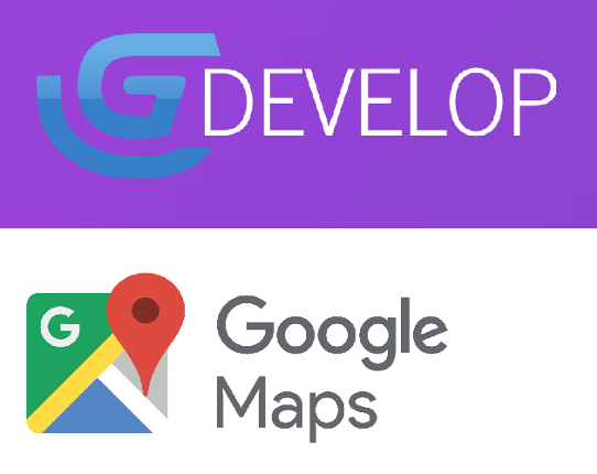 GDevelop 5 Google Maps Extension Game Cover