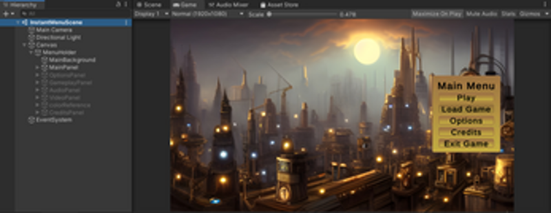 Instant Menu for Unity Image