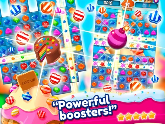 Muffin Factory Match 3: Move and Connect Cakes screenshot