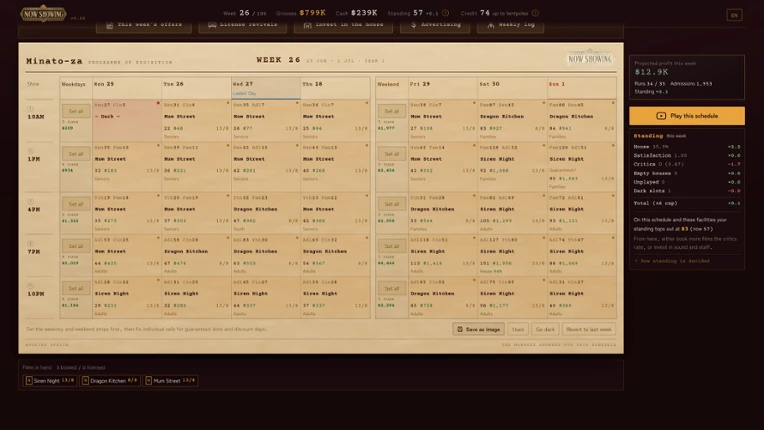 NOW SHOWING: A Cinema Programming Game Image