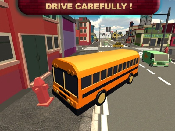 Pick &amp; drop Kids School Bus Offroad Simulator Game screenshot