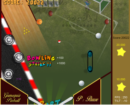 Pinball screenshot