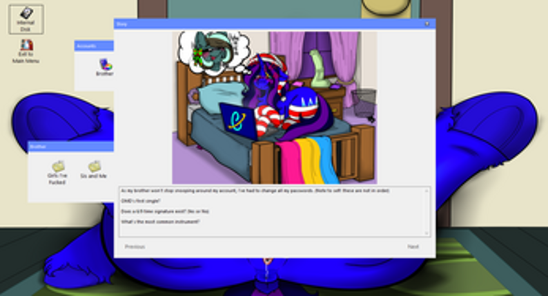 Ponykind Grind (Pony Laptop Hacking Sim) screenshot