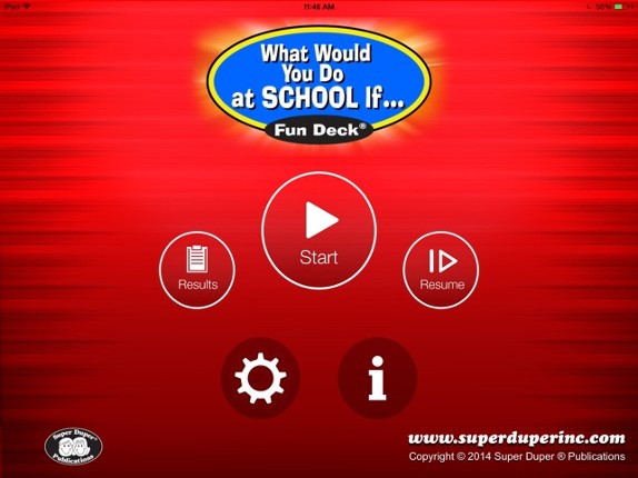 What Would You Do at School If Fun Deck screenshot