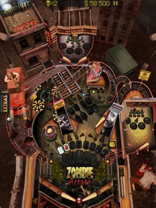 Zombie Attack Pinball HD: Monster Challenge screenshot