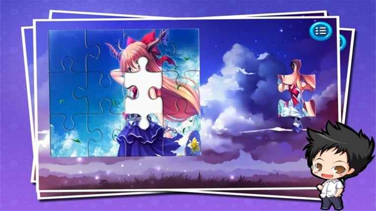 Cute Girl Anime Jigsaw Puzzle - Magic Amazing HD Puzzle screenshot