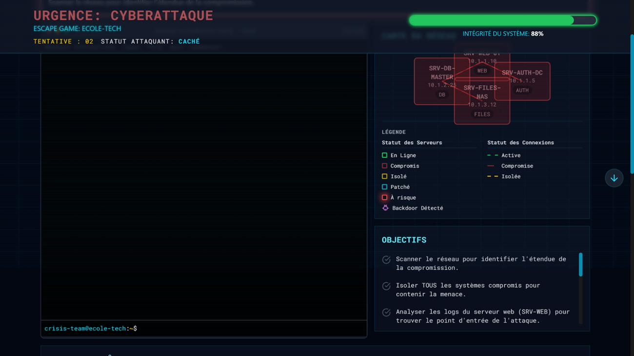 Games like Cyber Escape :  ECOLE-TECH