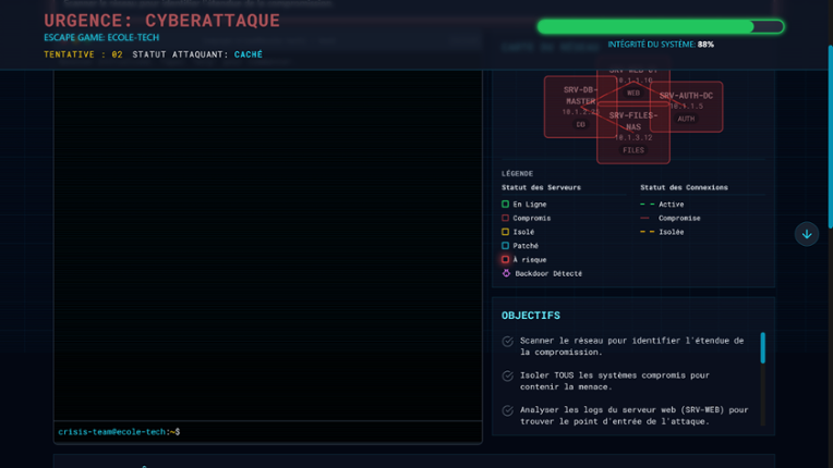 Cyber Escape :  ECOLE-TECH Image