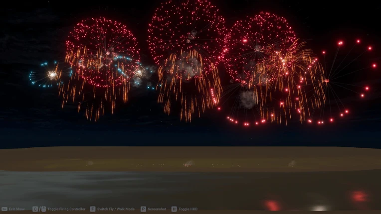 Fireworks Show Simulator screenshot
